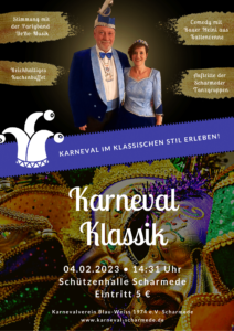 Karneval Klassik - Jung und Alt feiern gemeinsam @ Schützenhalle Scharmede