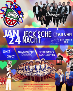 Jeck'sche Nacht @ Schützenhalle | Salzkotten | Nordrhein-Westfalen | Deutschland