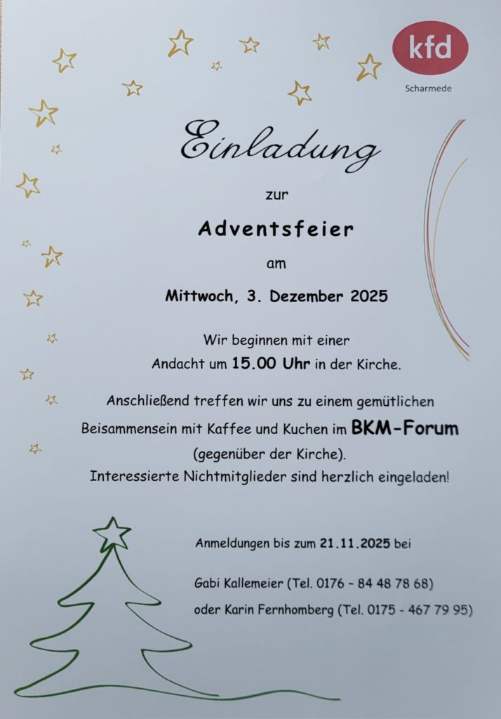kfd-Adventsfeier